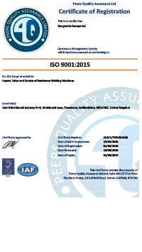 ISO 9001 Certificate